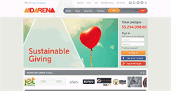 Desktop Screenshot of aidarena.org